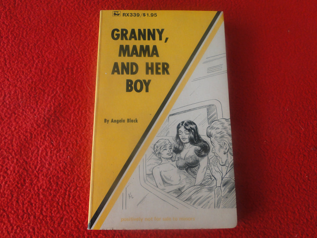 Vintage 18 YO+ Sexy Erotic Adult Paperback Book/ Novel Granny, Mama and Her Boy   G1