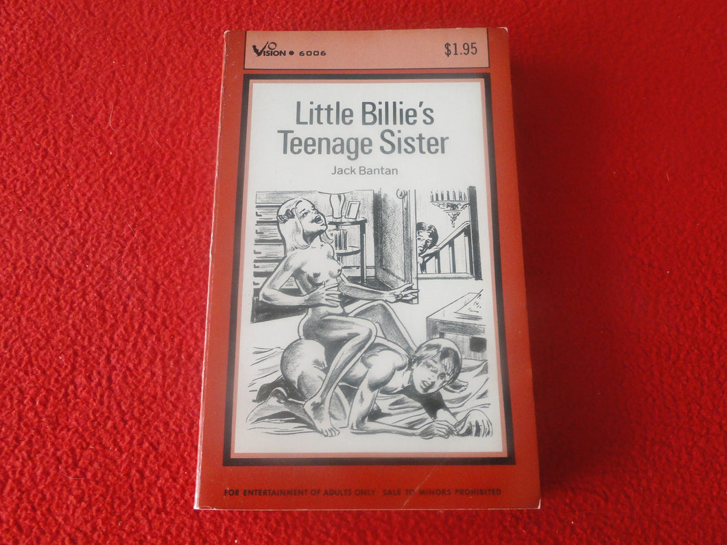 Vintage 18 YO+ Sexy Erotic Adult Paperback Book/ Novel Little Billie's Teenage Sister  G1