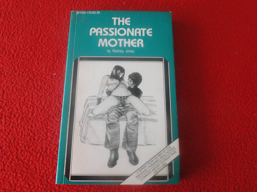 Vintage 18 YO+ Sexy Erotic Adult Paperback Book/ Novel The Passionate Mother  G1