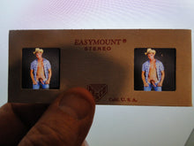 Load image into Gallery viewer, Vintage Adult Erotic 3D Stereoview Nude Hot Hung Gay Man Slide CQ1
