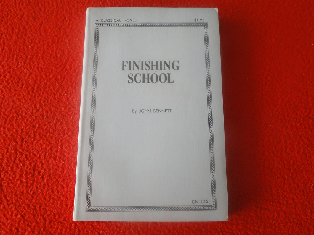 Vintage 18 YO+ Sexy Erotic Adult Paperback Book/ Novel Finishing School   G1