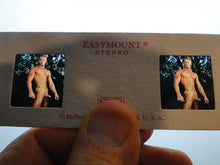 Load image into Gallery viewer, Vintage Adult Erotic 3D Stereoview Nude Hot Hung Gay Man Slide CQ8
