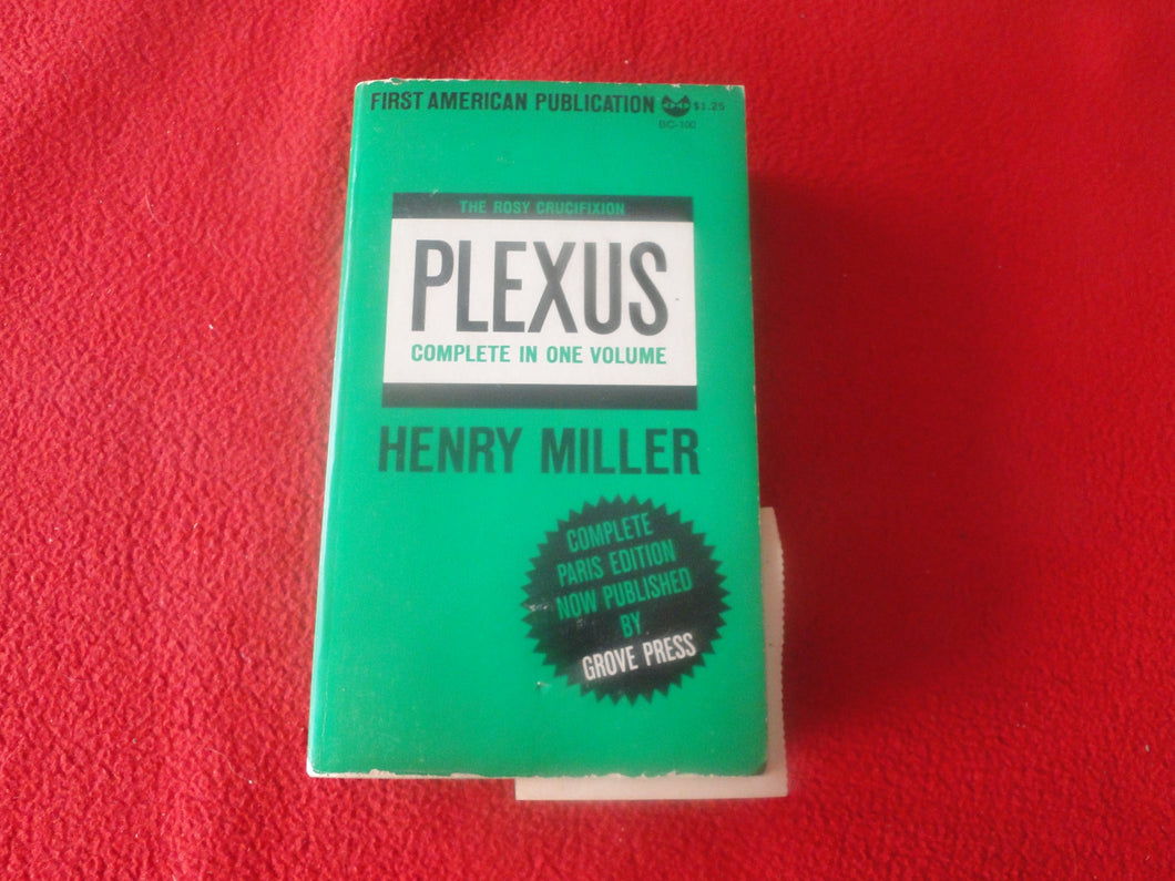 Vintage 18 YO+ Sexy Erotic Adult Paperback Book/ Novel Plexus    G1