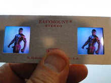 Load image into Gallery viewer, Vintage Adult Erotic 3D Stereoview Nude Hot Hung Gay Man Slide CQ21
