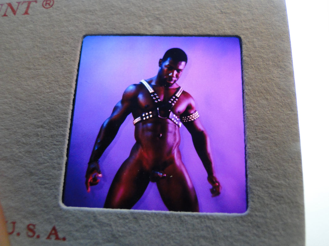 Vintage Adult Erotic 3D Stereoview Nude Hot Hung Gay Man Slide CQ25