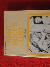 Load image into Gallery viewer, Vintage 18 YO+ Sexy Erotic Adult Paperback Book/ Novel Aunt Alice&#39;s Lust   G1

