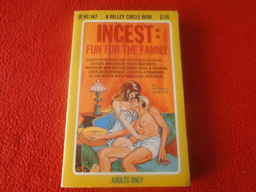 Vintage incest family Vintage 18 YO+ Sexy Erotic Adult Paperback Book/ Novel Incest: Fun For –  Ephemera Galore