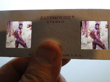 Load image into Gallery viewer, Vintage Adult Erotic 3D Stereoview Nude Hot Hung Gay Man Slide CQ32
