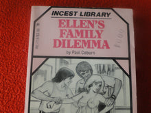 Load image into Gallery viewer, Vintage 18 YO+ Sexy Erotic Adult Paperback Book/ Novel Ellen&#39;s Family Dilemma G1
