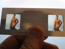 Load image into Gallery viewer, Vintage Adult Erotic 3D Stereoview Nude Hot Hung Gay Man Slide CR7
