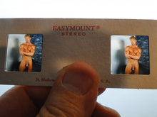 Load image into Gallery viewer, Vintage Adult Erotic 3D Stereoview Nude Hot Hung Gay Man Slide CR10
