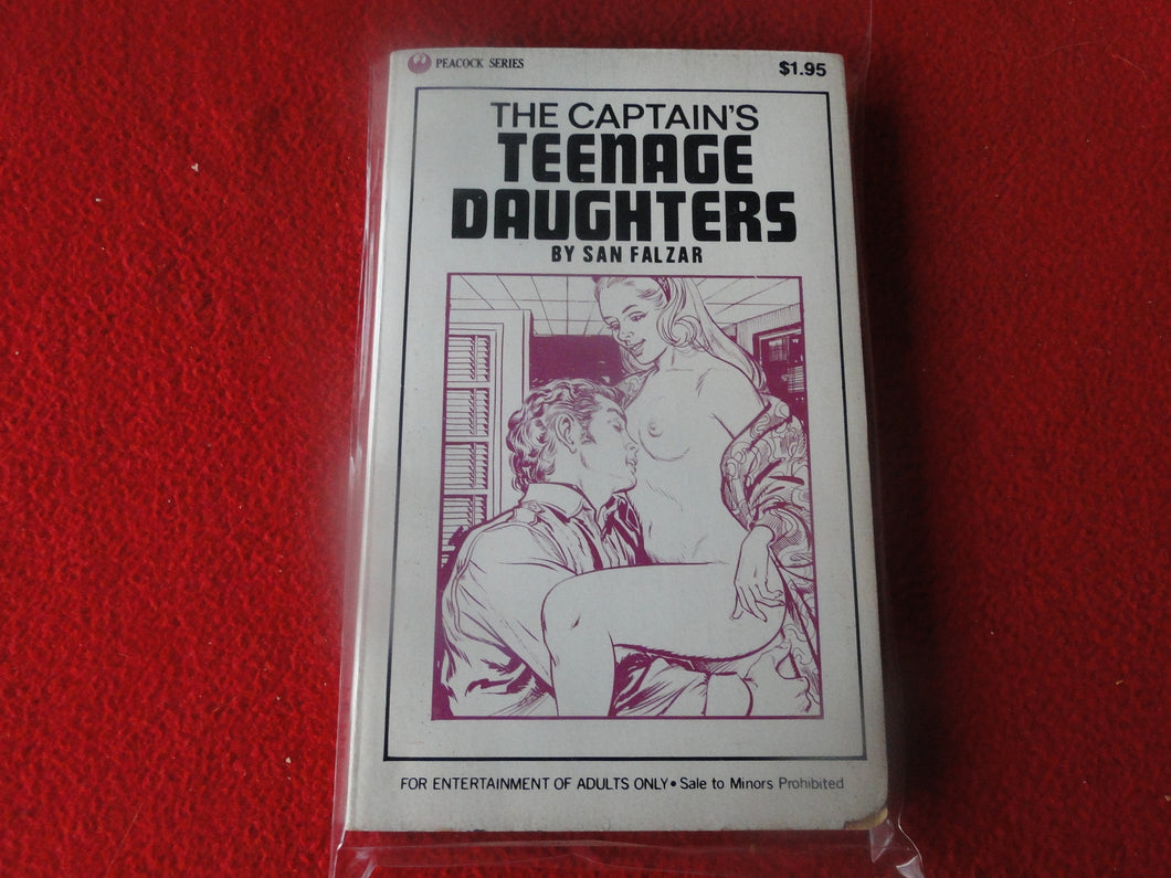 Vintage Adult Paperback Book The Captain's Teenage Daughters San Falzar  P14