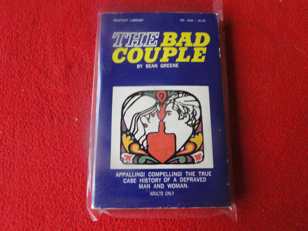 Vintage Adult Paperback Book The Bad Couple Sean Greene      P14