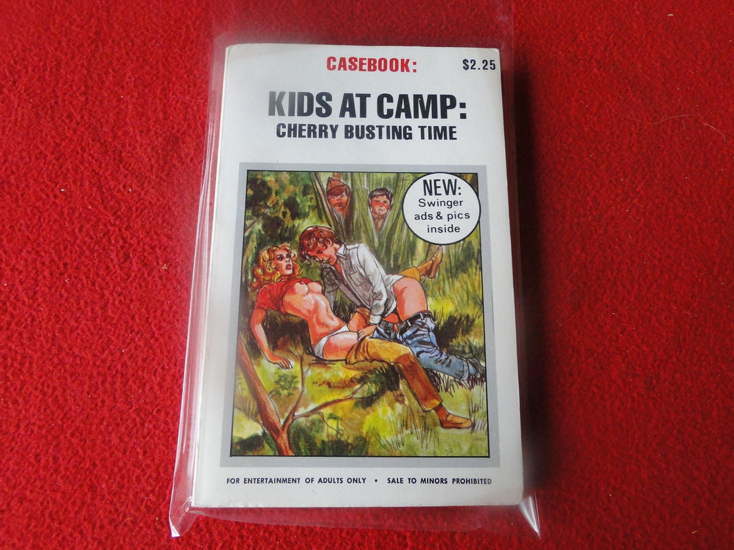 Vintage Adult Paperback Book Kids At Camp Cherry Busting Time     P14