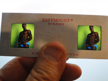Load image into Gallery viewer, Vintage Adult Erotic 3D Stereoview Nude Hot Hung Gay Man Slide CS24
