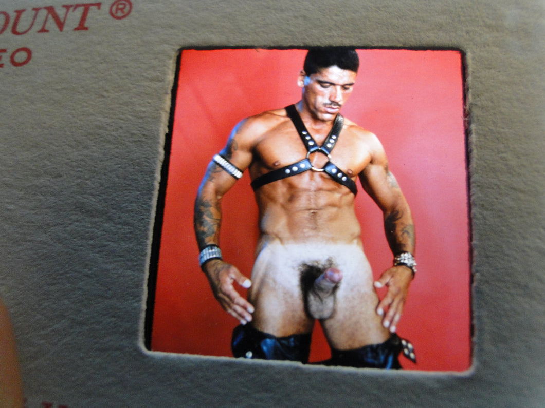 Vintage Adult Erotic 3D Stereoview Nude Hot Hung Gay Man Slide CS29