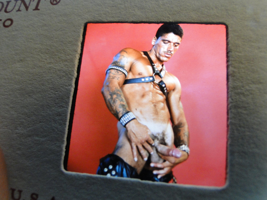 Vintage Adult Erotic 3D Stereoview Nude Hot Hung Gay Man Slide CS30