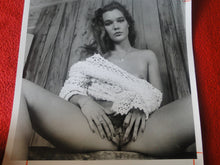 Load image into Gallery viewer, Vintage Nude Woman 8 x 10 Silver Gelatin Photo Young Beautiful Spread Hairy Pussy AV=
