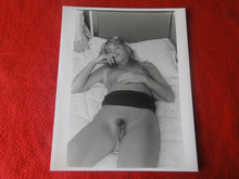 Load image into Gallery viewer, Vintage Nude Woman 8 x 10 Silver Gelatin Photo Young Hairy Pussy  AVo
