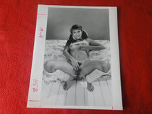 Load image into Gallery viewer, Vintage Nude Woman 8 x 10 Silver Gelatin Photo Nice Tits Spread Young Hairy Pussy  AVj
