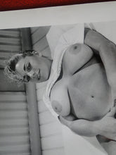 Load image into Gallery viewer, Vintage Nude Woman 8 x 10 Silver Gelatin Photo Big Tits Spread Young Hairy Pussy  AVj
