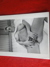 Load image into Gallery viewer, Vintage Nude Woman 8 x 10 Silver Gelatin Photo Big Tits Spread Young Hairy Pussy  AVj
