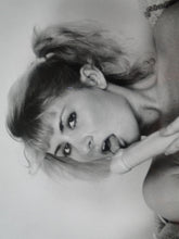 Load image into Gallery viewer, Vintage Nude Woman 8 x 10 Silver Gelatin Photo Young Dildo Hairy Pussy  AW)
