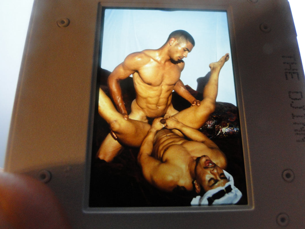 VINTAGE 35MM GAY MALE SLIDE BEEFCAKE MUSCLE NUDE FALCON STUDIOS JH22