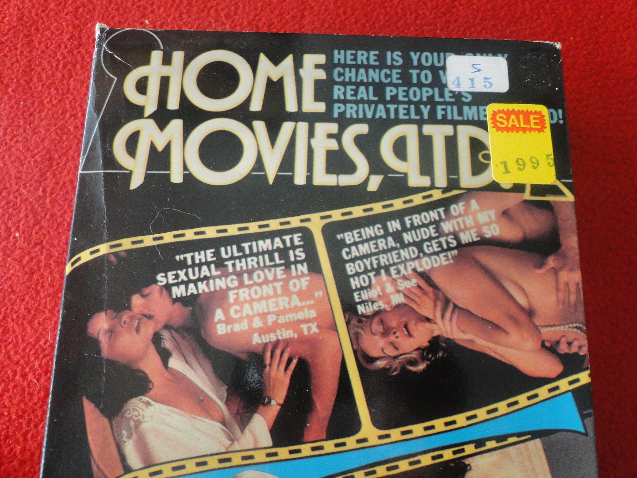 Vhs Porn Movies - Vintage Adult XXX VHS Porn Tape Home Movies Limited X27 â€“ Ephemera Galore