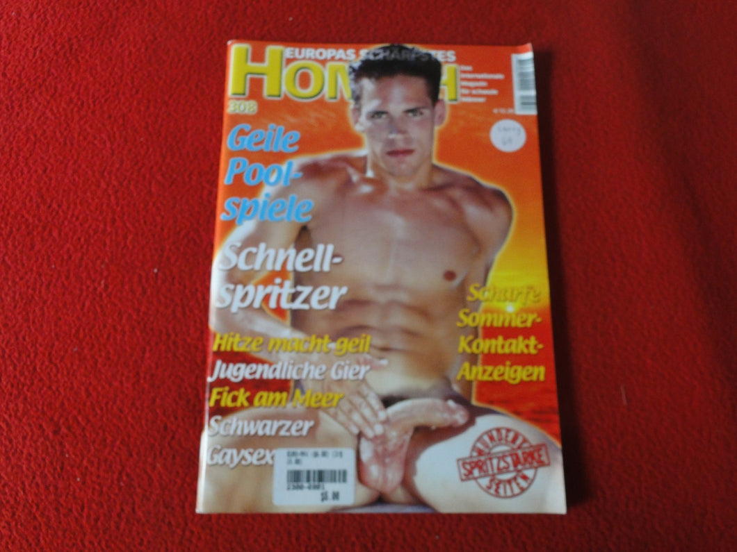 Vintage 18 Y.O. +  Adult Erotic Sexy Magazine Gay Interest Homoh June 2006 CH