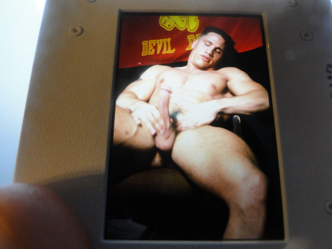 VINTAGE 35MM GAY MALE SLIDE BEEFCAKE MUSCLE NUDE FALCON STUDIOS CR2