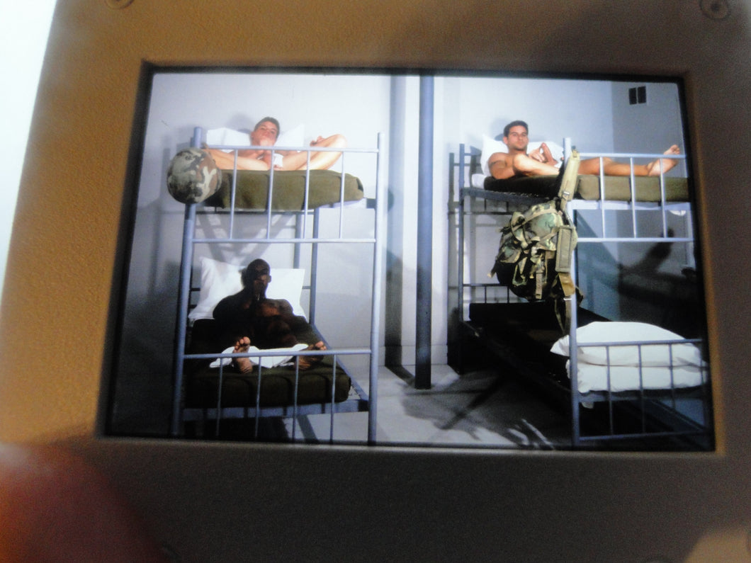 VINTAGE 35MM GAY MALE SLIDE BEEFCAKE MUSCLE NUDE FALCON STUDIOS CQ22