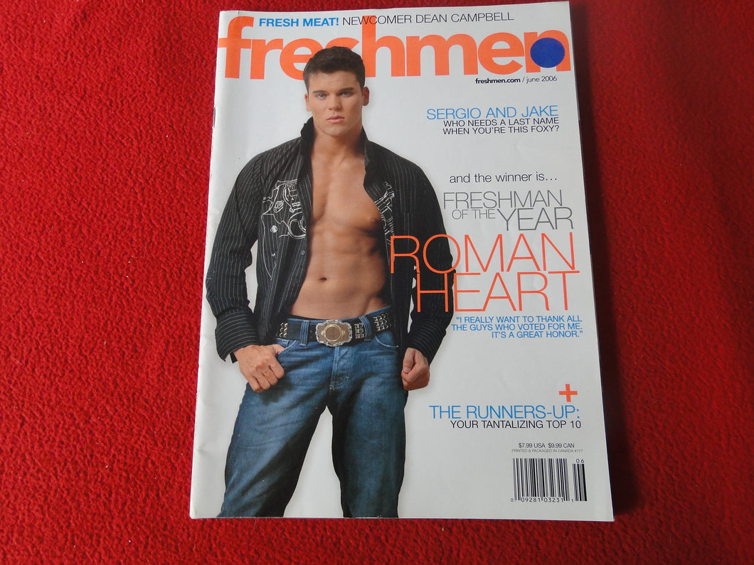 Vintage 18 Y.O. +  Adult Erotic Sexy Magazine Gay Interest Freshmen June 2006  DI