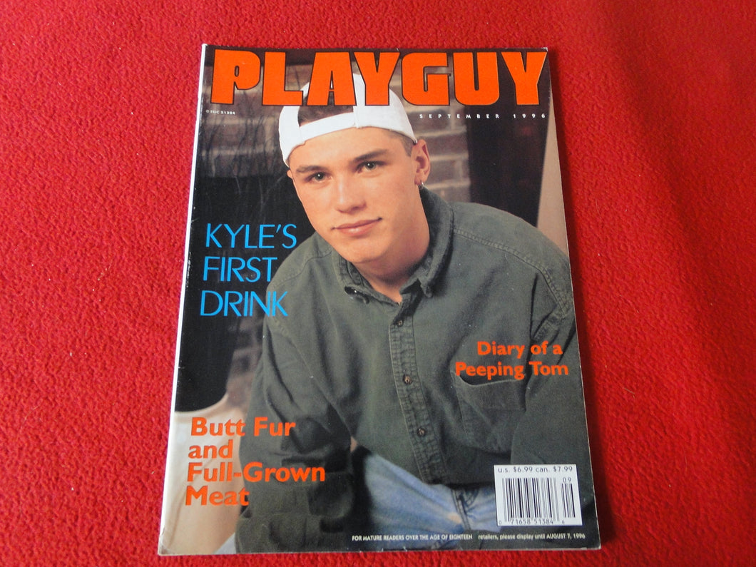 Vintage 18 Y.O. +  Adult Erotic Sexy Magazine Gay Interest Playguy Sept. 1996 DI