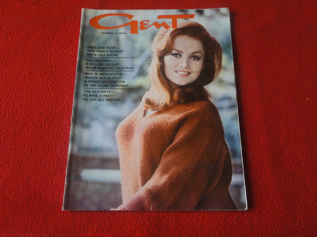 Vintage Nude Erotic Sexy Adult Magazine Gent Dec. 1967            P70