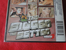 Load image into Gallery viewer, Vintage Adult Porn XXX DVD Movie SEALED The Bigger The Better V.2    >
