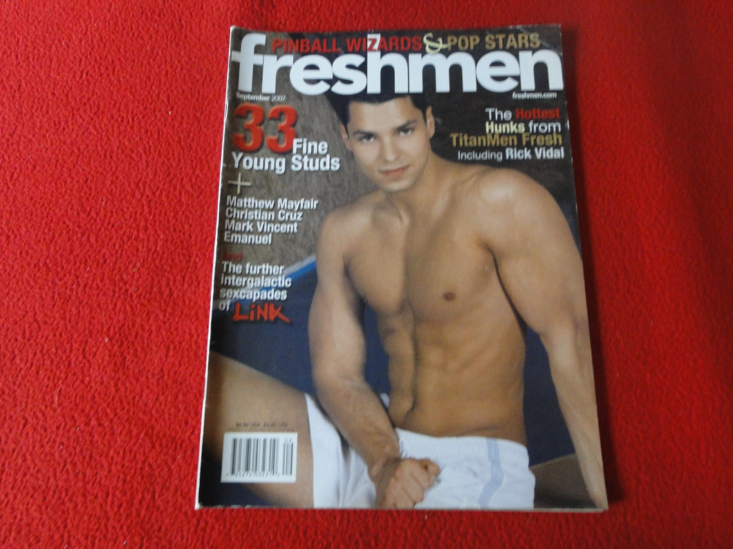 Vintage 18 Y.O. +  Adult Erotic Sexy Magazine Gay Interest Freshmen Sept. 2007 DI