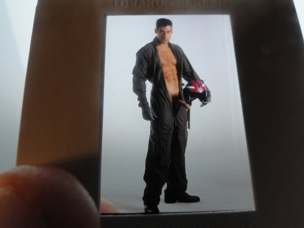 VINTAGE 35MM GAY MALE SLIDE BEEFCAKE MUSCLE NUDE FALCON STUDIOS CSa