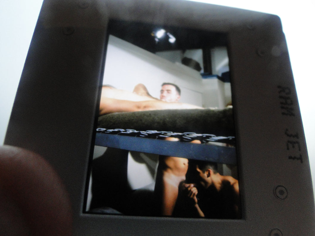 VINTAGE 35MM GAY MALE SLIDE BEEFCAKE MUSCLE NUDE FALCON STUDIOS A25l