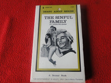 Load image into Gallery viewer, Vintage Adult Paperback Novel/Book The Sinful Family              P15
