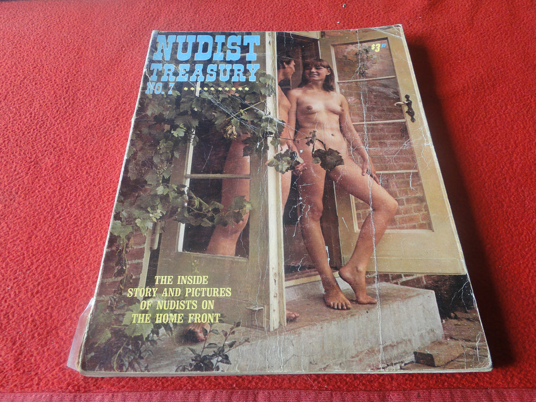 Vintage Nude Erotic Sexy Adult Magazine Nudist Treasury No. 7 1967 HUGE P81
