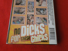 Load image into Gallery viewer, Vintage Adult Porn XXX DVD SEALED Movie No Dicks For These Chicks Vol. 2     +

