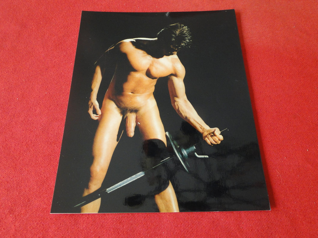 Vintage 18 Y.O. + Gay Interest Nude Hot Hung Muscular Male Photo 8 x 10  AK11