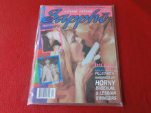 Load image into Gallery viewer, Vintage Nude Erotic Sexy Adult Magazine SEALED Licking Lezzies Sappho      P9
