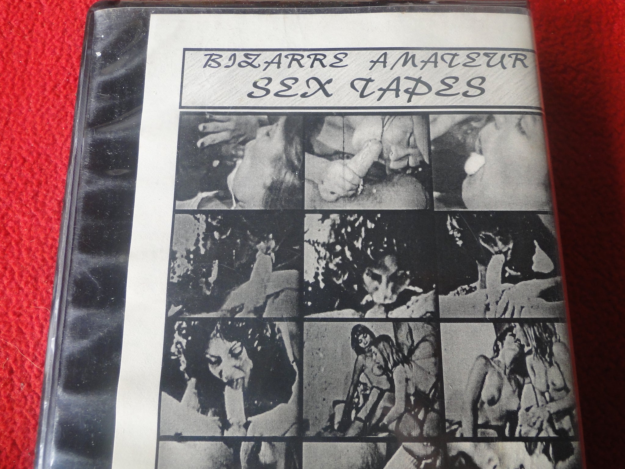 Vintage Adult XXX VHS Porn Tape Bizarre Amateur Sex Tapes Classic Stag photo
