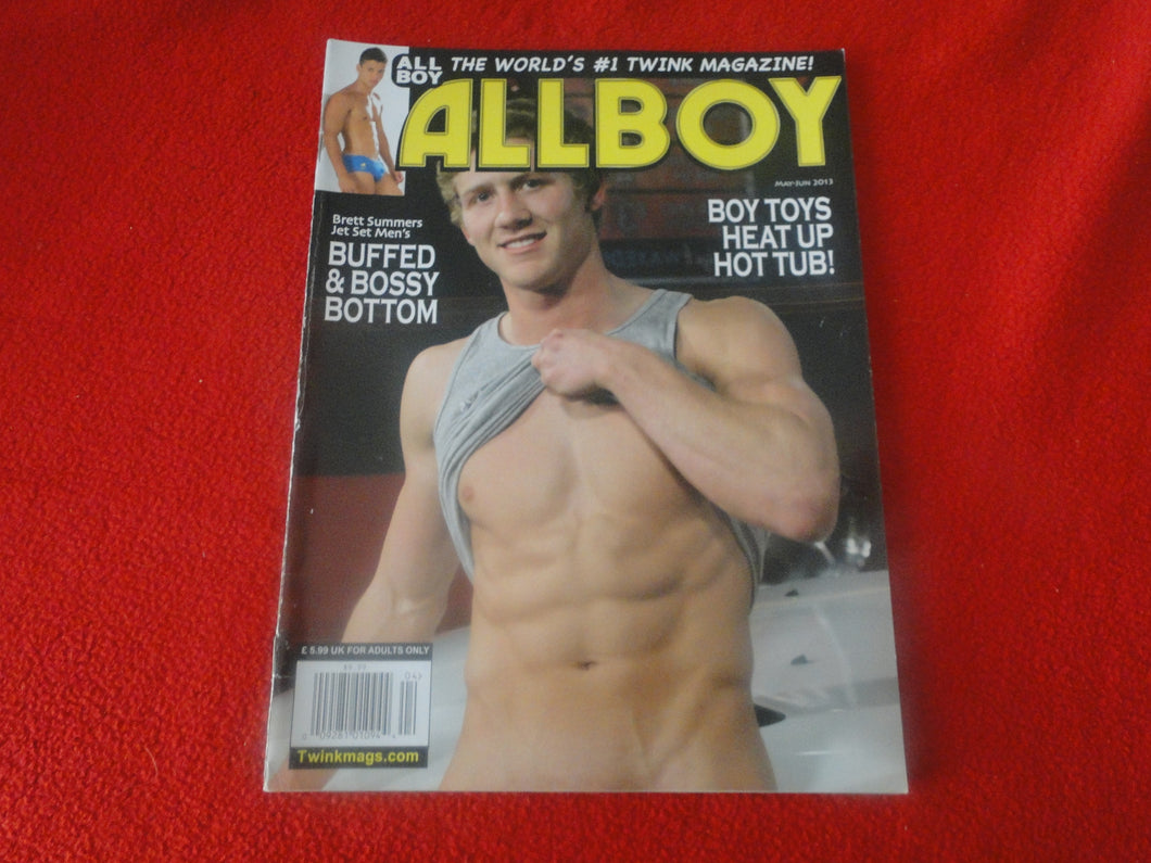 Vintage 18 Y. O. + Sexy Erotic Gay Adult Magazine All Boy 2013     P51