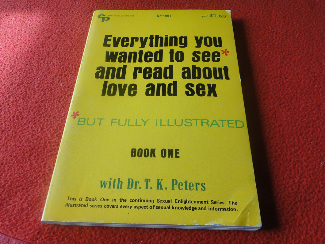 Vintage Adult Paperback Book Everything You Wanted To See and Read About Love and Sex G1