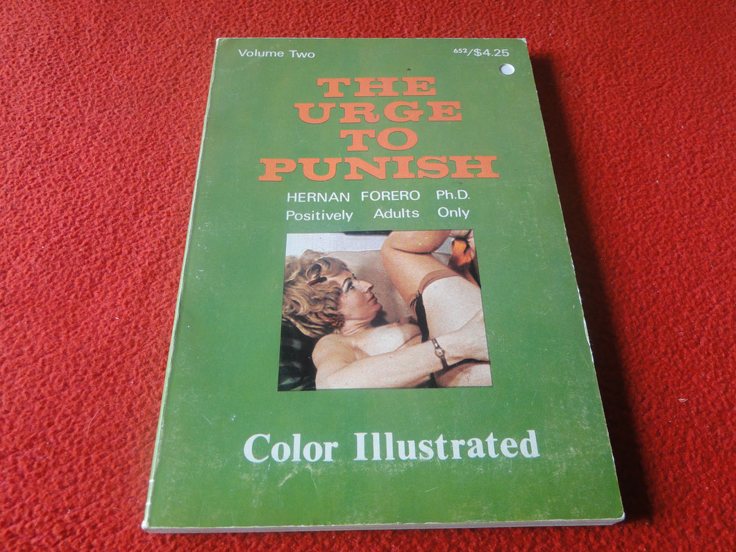 Vintage Adult Paperback Book The Urge To Punish Color Illustrated V. 2     G1