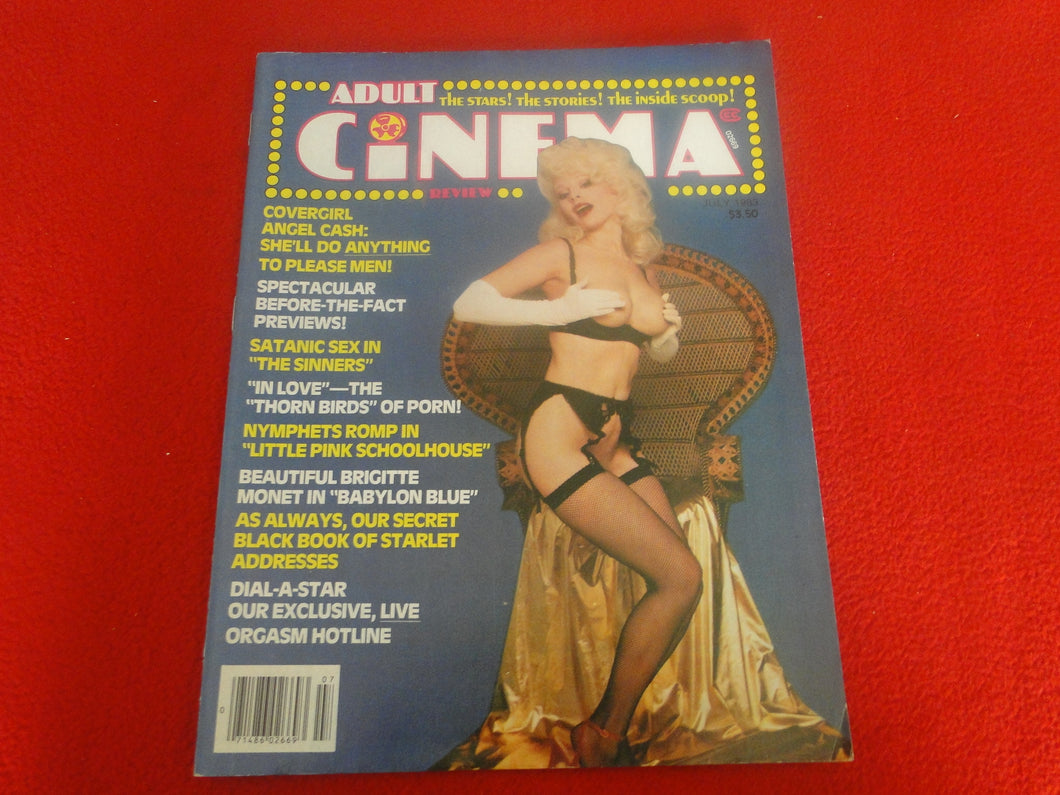 Vintage 18 Y.O. + Adult Erotic Sexy Men's Magazine Adult Cinema 1983 Angel Cash 99