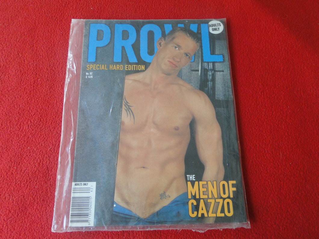 Vintage 18 Y.O. +  Adult Erotic Sexy Magazine Gay Interest SEALED Prowl  P10